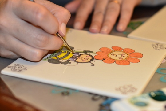 Flamenco atelier azulejo