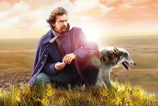 Kevin Costner dans "danse avec les loups"