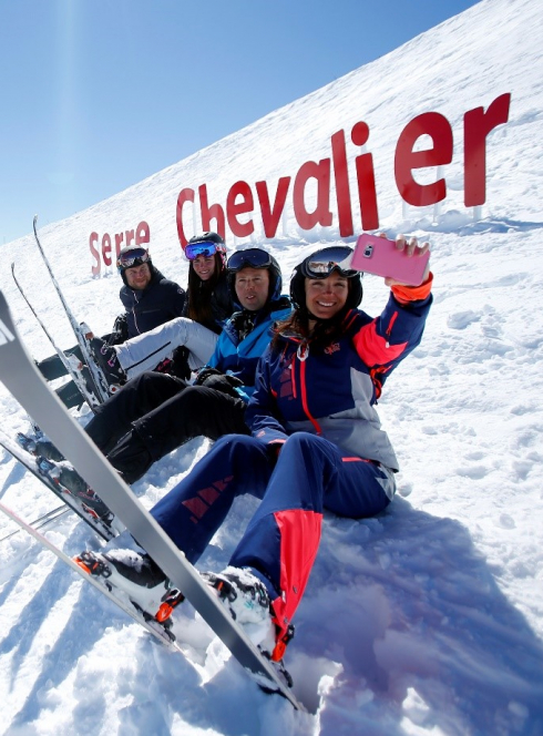 Serre Chevalier - selfie