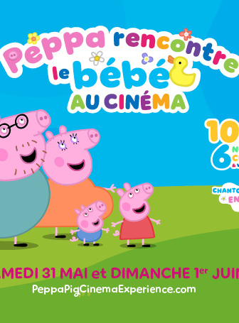 Gagnez 2 places pour "Peppa rencontre le bébé au cinéma"