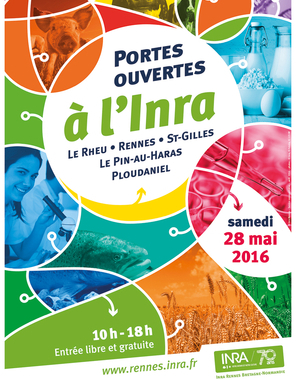 Affiche INRA - Portes Ouvertes 2016 en Bretagne