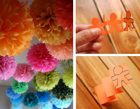 Décoration en papier