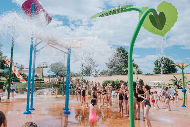 Touroparc : jeux d'eau