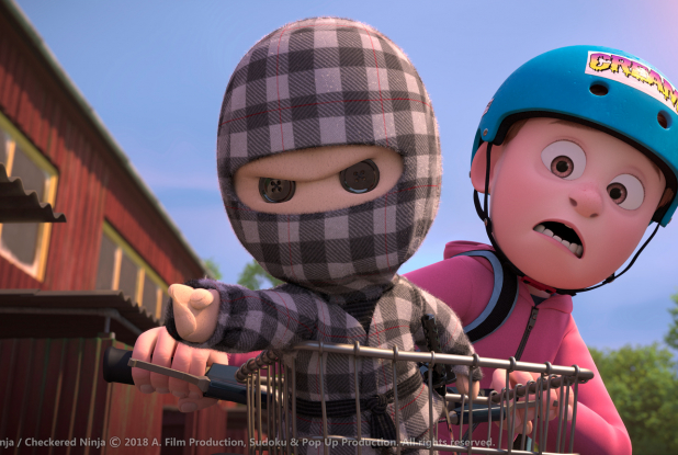 Mon ninja et moi : Alex et son ninja sur un vélo