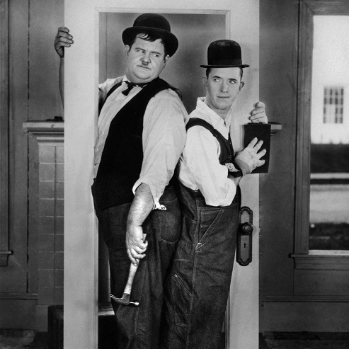Laurel et Hardy Constructeurs