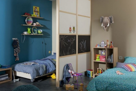 Cloison amovible tableau d'école