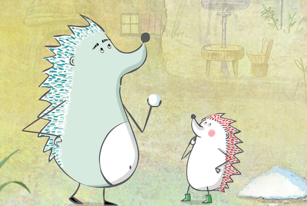 Un hérisson dans la neige : Pourquoi la neige est blanche ?