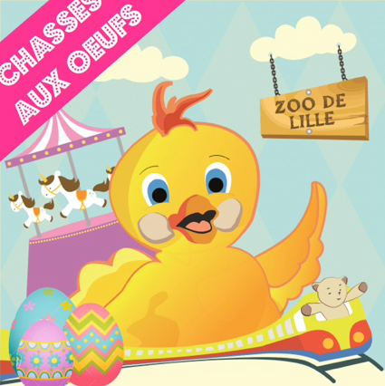 Chasse aux oeufs de Pâques au Parc Les Poussins