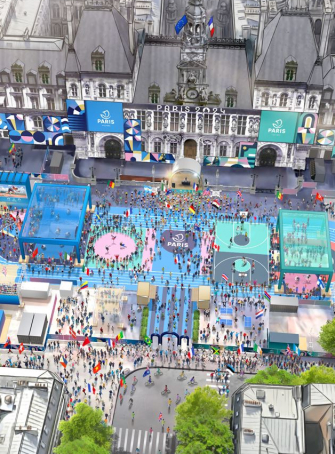 Paris fête les jeux