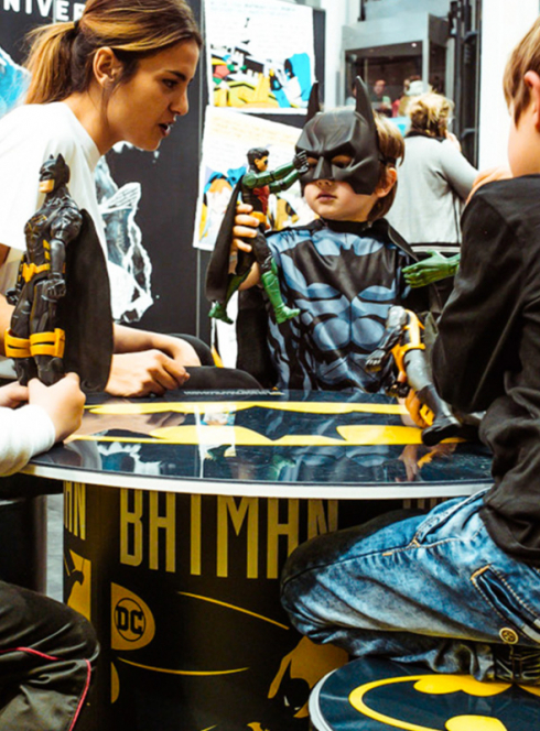 Espace enfants de l'animation Batman envahit Grand Littoral