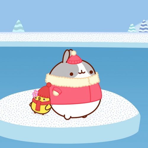Molang débarque à l'Aquarium de Paris : banquise