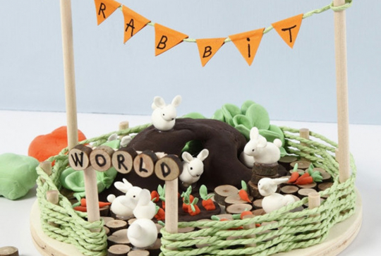 Un mini monde de lapins à créer