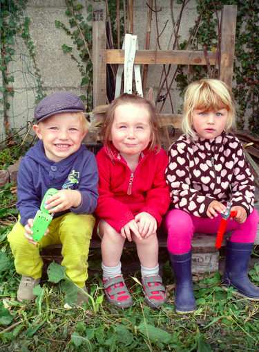 La Ferme des Loups : jardinage en famille