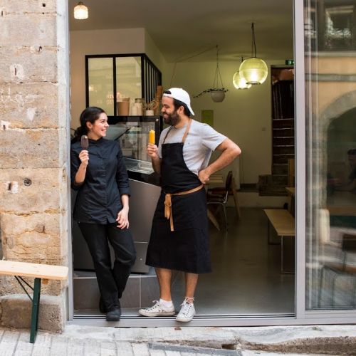 Único Artisan Glacier, montée de la Grande Côte
