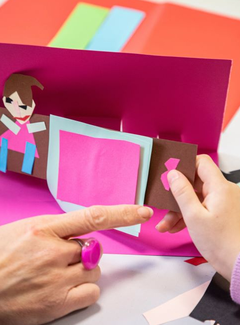 Atelier pop up musée de l'imprimerie de Lyon (expo RVB)