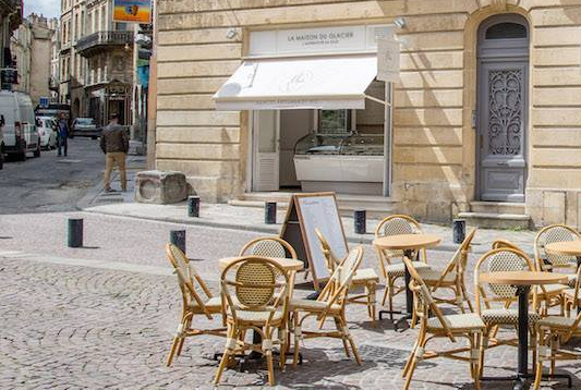 La Maison du Glacier à Bordeaux - Terrasse extérieure