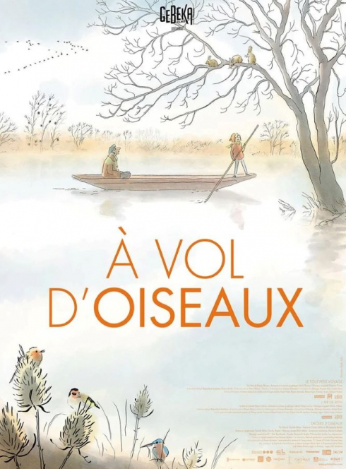 Affiche à vol d'oiseaux