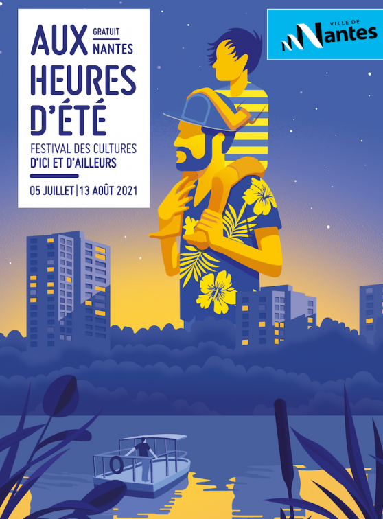 Festival Aux heures d'été - Affiche 2021