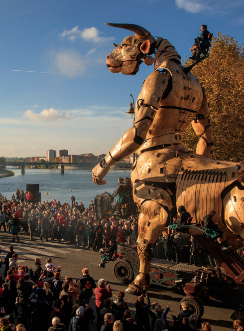 Le Gardien du Temple : spectacle de La Machine à Toulouse, le Minotaure