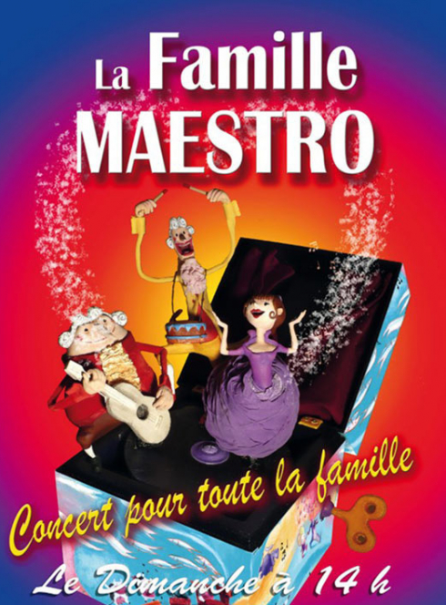 La Famille Maestro - Affiche du spectacle