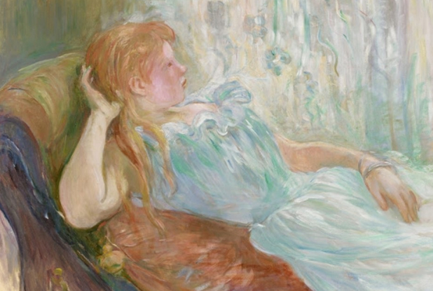 FAMM - Berthe Morisot : Jeune fille étendue (1893)