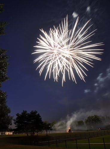 Feu d'artifice de Tour de Salvagny
