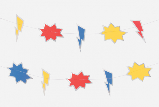 Guirlande de super-héros