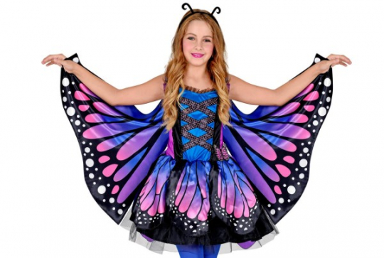 fille déguisée en papillon