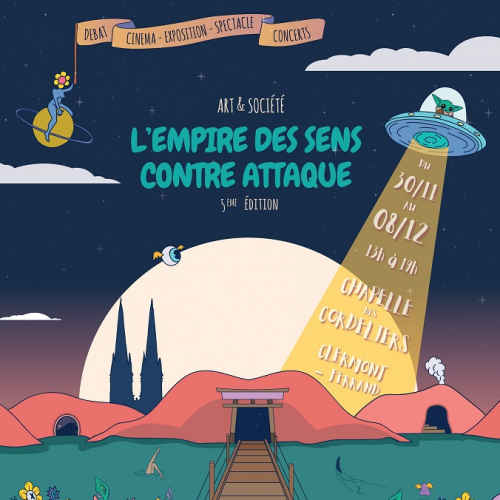 Expo L'empire des sens contre attaque : Affiche dessinée