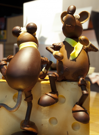 En famille au salon Chocolat & Gourmandises