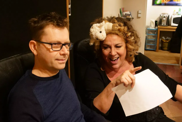 Tatie Jambon : Marianne James en studio