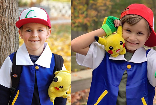 Déguisement Sacha dans Pokémon