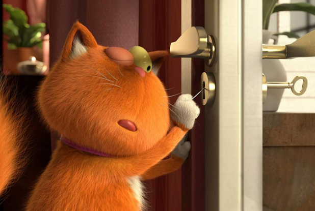 La Grande cavale : serrure