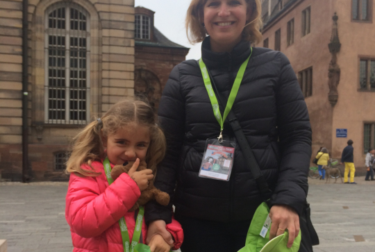 Chasse aux eufs de Pâques à Strasbourg - participants