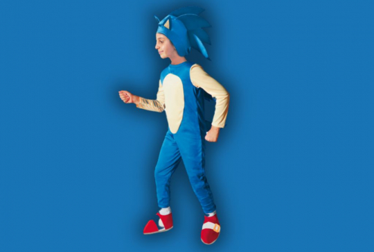 Sonic : déguisement du hérisson bleu