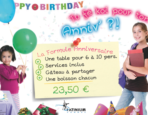 Anniversaire Patinium