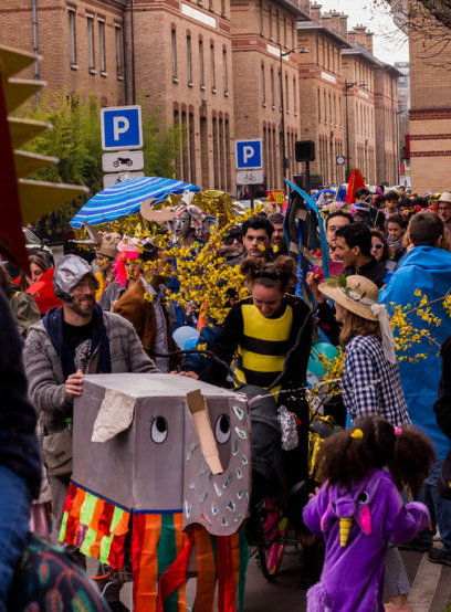 défilé du Carnaval Aux Grands Voisins, Paris