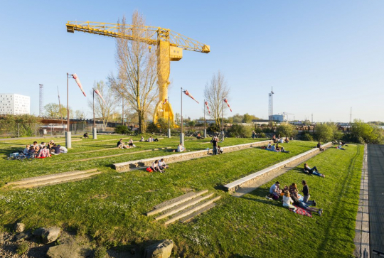Parc des chantiers de l'Île de Nantes - Grue