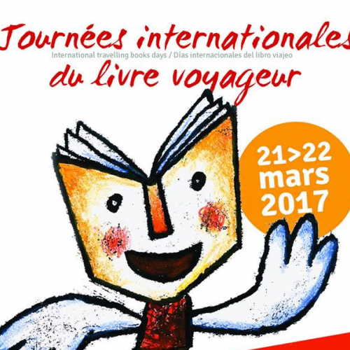 Affiche des Journées Internationales du Livre Voyageur