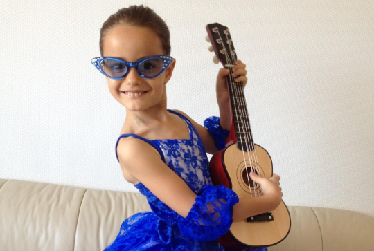 Eva, 7 ans, "La Rock and Roll Ballerine"
