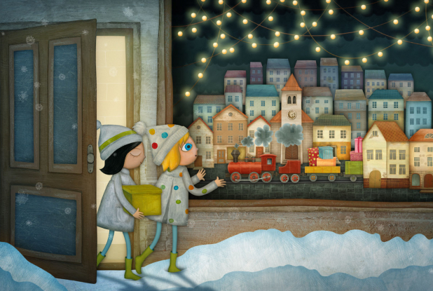 Mimi & Lisa - Les lumières de Noël : vitrines