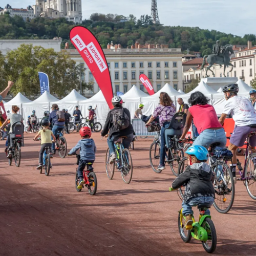 La parade du Festival du vélo