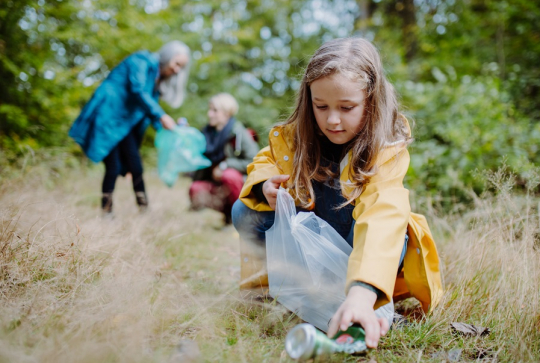 Sortie caritative pour la Fête des mères : ramasser des déchets