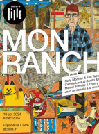 Expo Mon Ranch : Affiche de l'exposition, dessin coloré