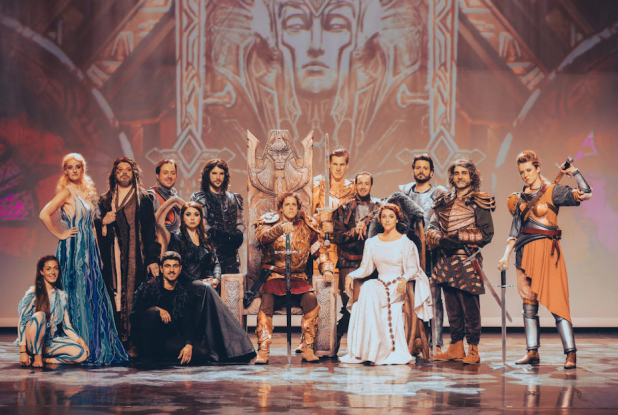 Merlin, la légende musicale : la troupe