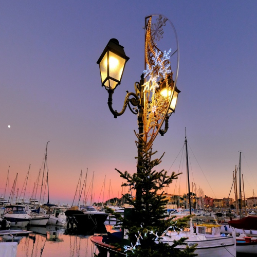 Noël à Saint-Jean-Cap-Ferrat : Illuminations sur le port