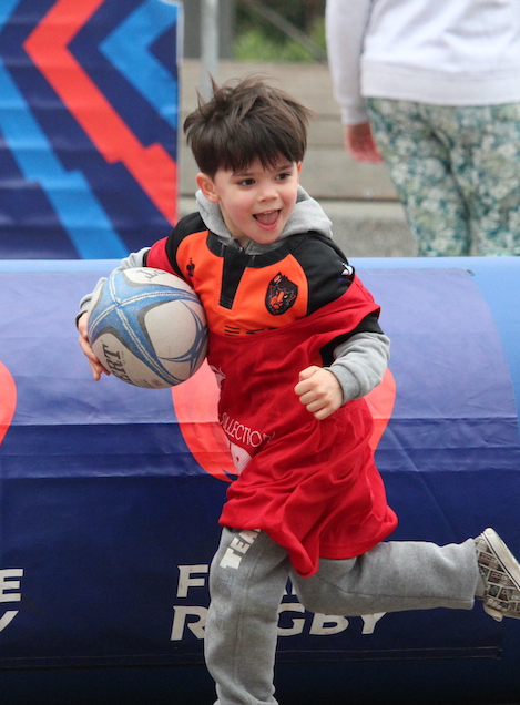 Vivez la France Rugby Experience en famille à Kidexpo !