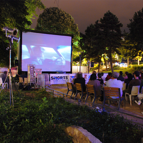 Cinéma plein air avec Nuées d'images