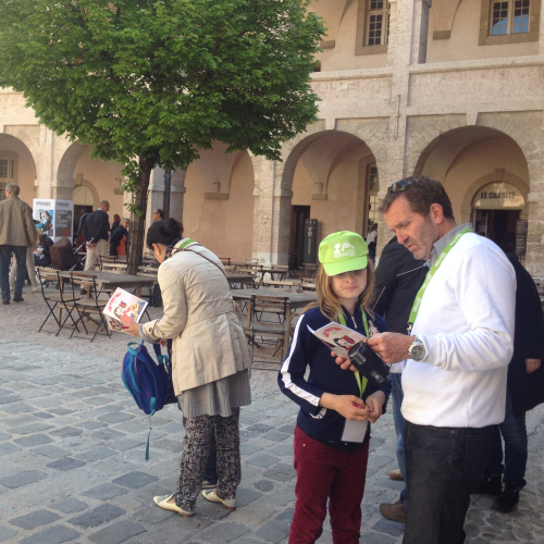 Chasse aux oeufs de Pâques à Marseille - départ