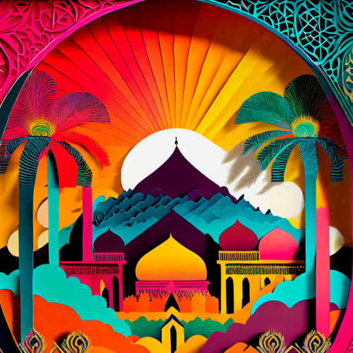 Yallah ! : Affiche du week-end en famille à l'Institut de monde arabe de Tourcoing